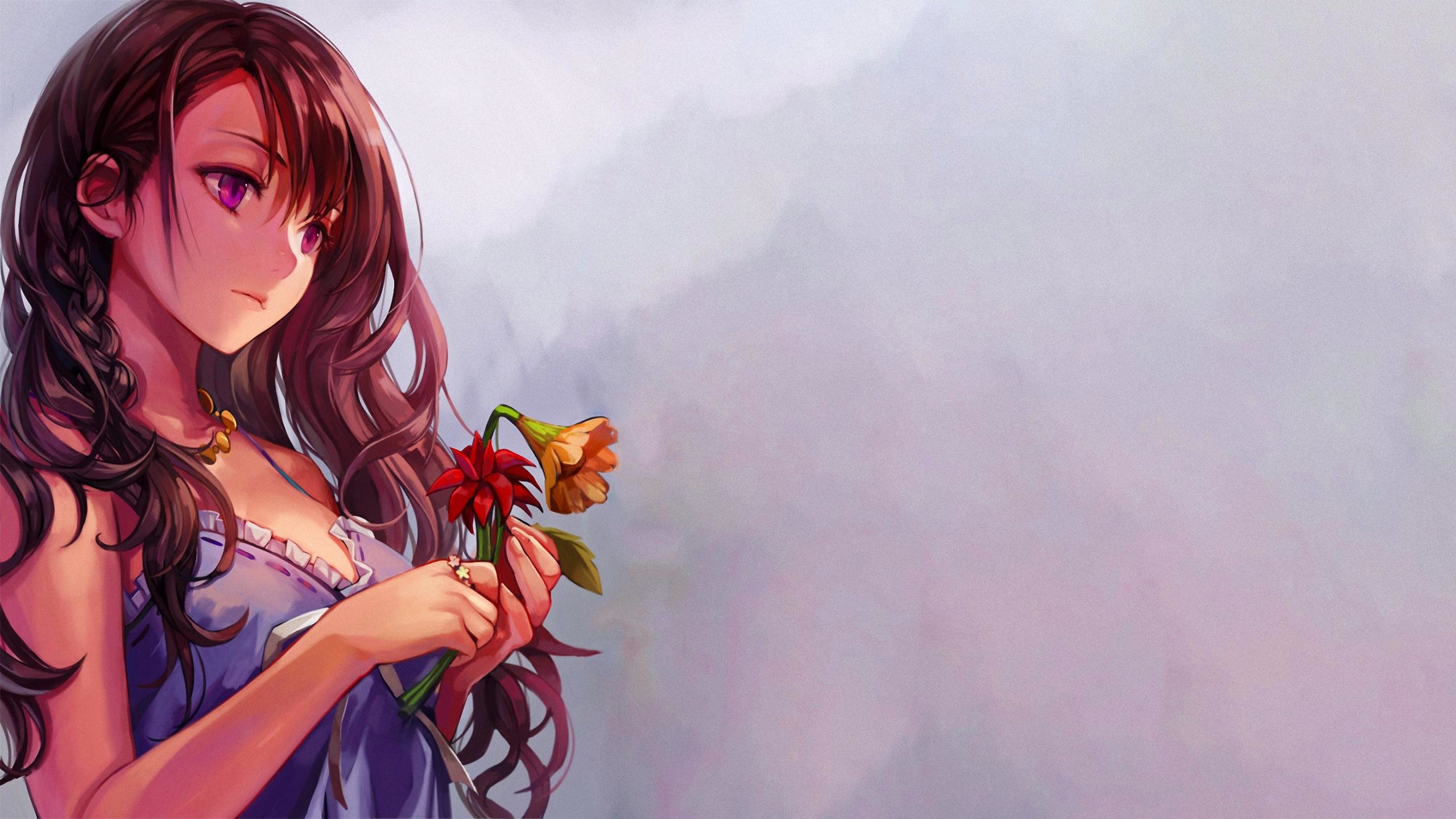 Free Anime Girl high quality background ID:151162 for hd 2560x1440 PC