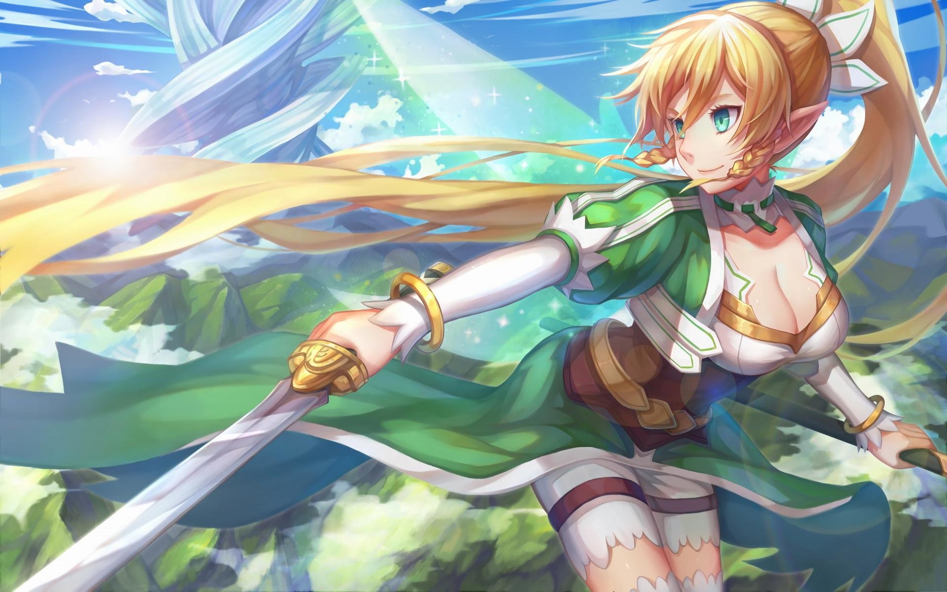 Awesome Sword Art Online 2 (II) free background ID:112383 for hd 1920x1200 PC