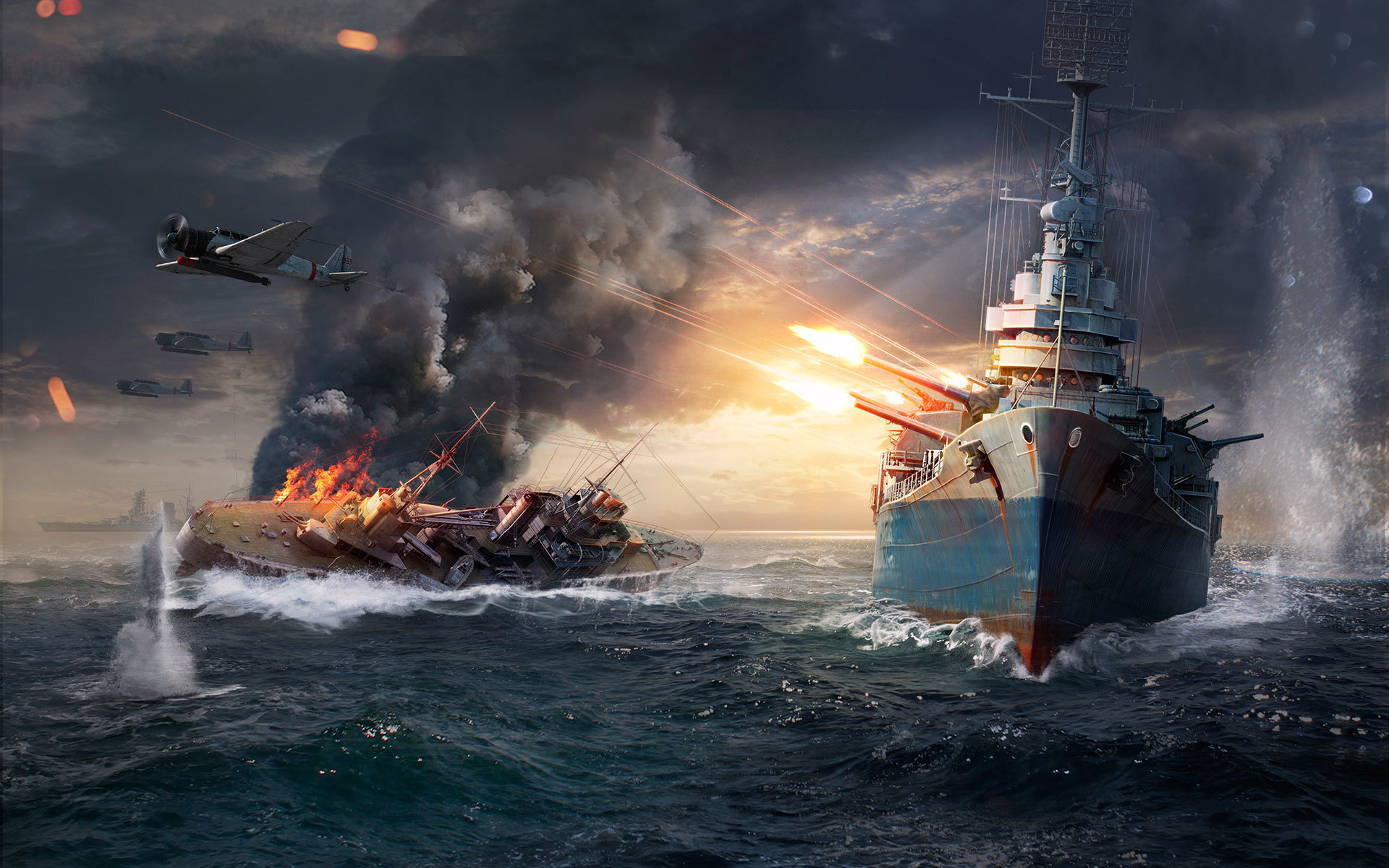 Free download World Of Warships wallpaper ID:69340 hd 1920x1200 for computer
