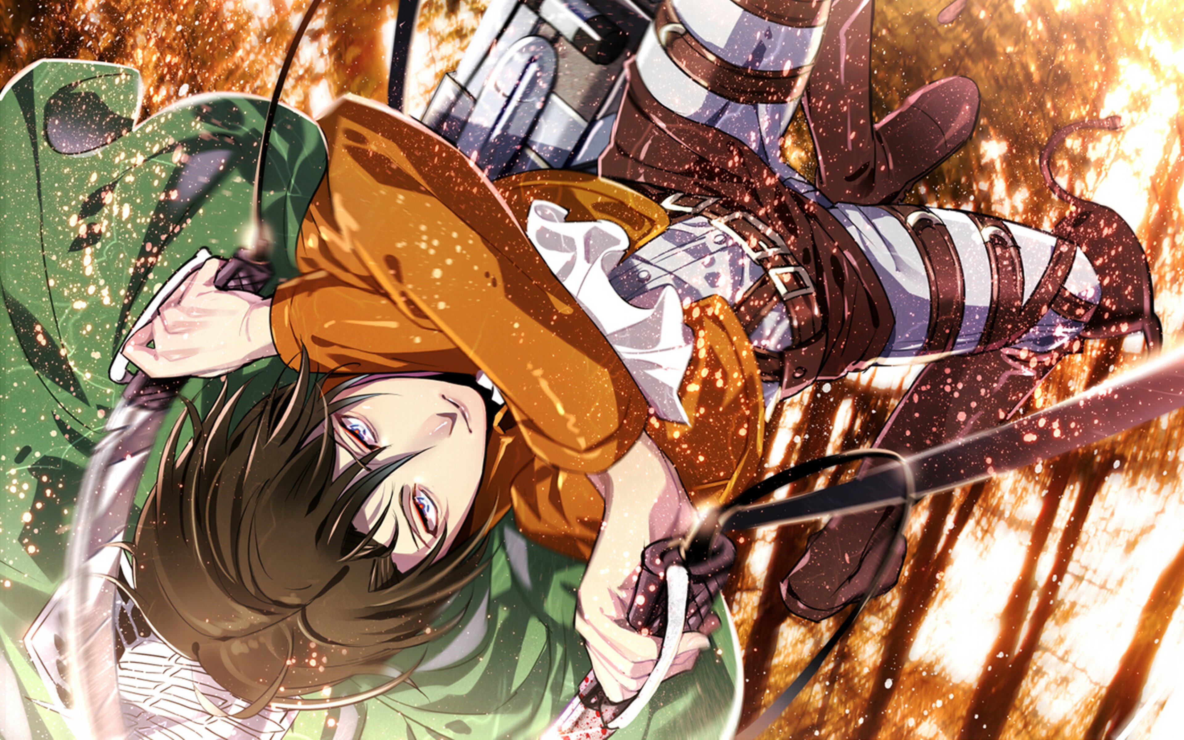 Free download Levi Ackerman background ID:206051 hd 3840x2400 for PC