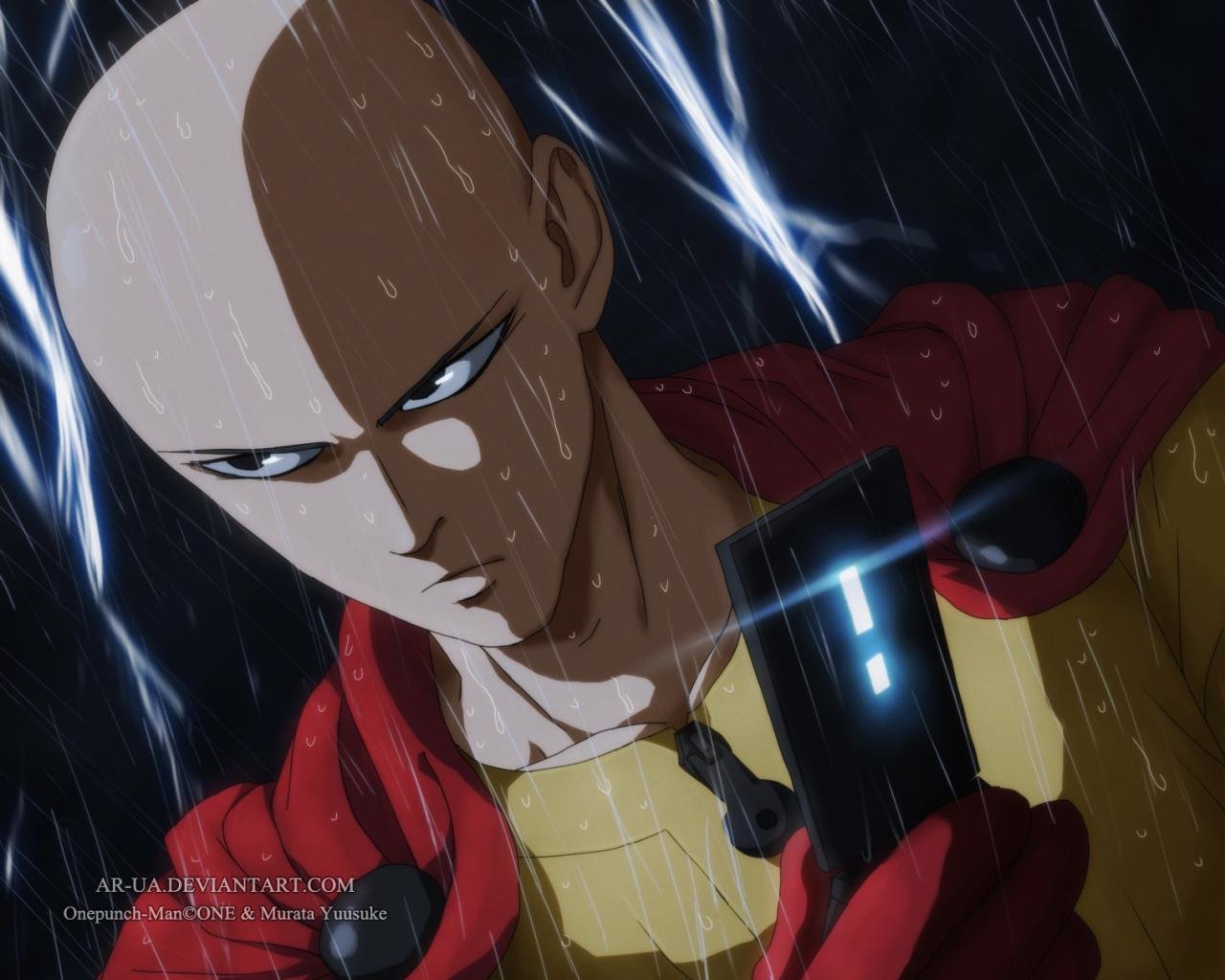 Download hd 1280x1024 Saitama (One-Punch Man) PC background ID:345251 for free