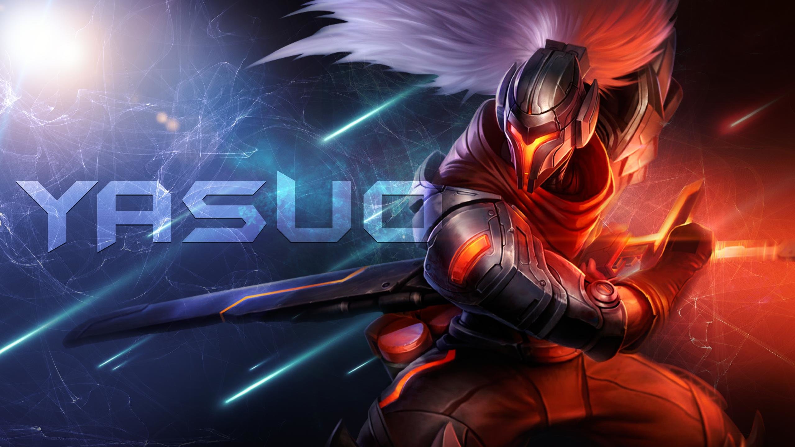 Download hd 2560x1440 Yasuo (League Of Legends) PC background ID:170918 for free