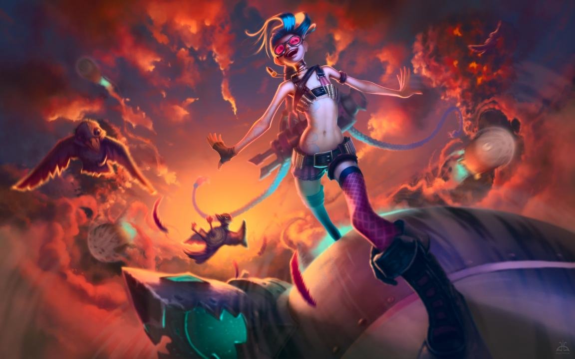 Free Jinx (League Of Legends) high quality wallpaper ID:172579 for hd 1152x720 PC