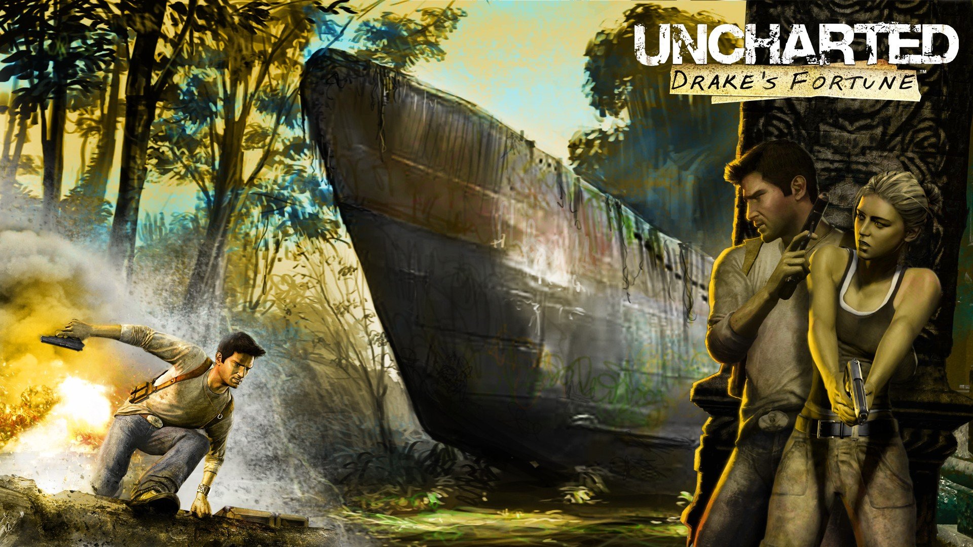 Free download Uncharted: Drake's Fortune background ID:497757 full hd for desktop