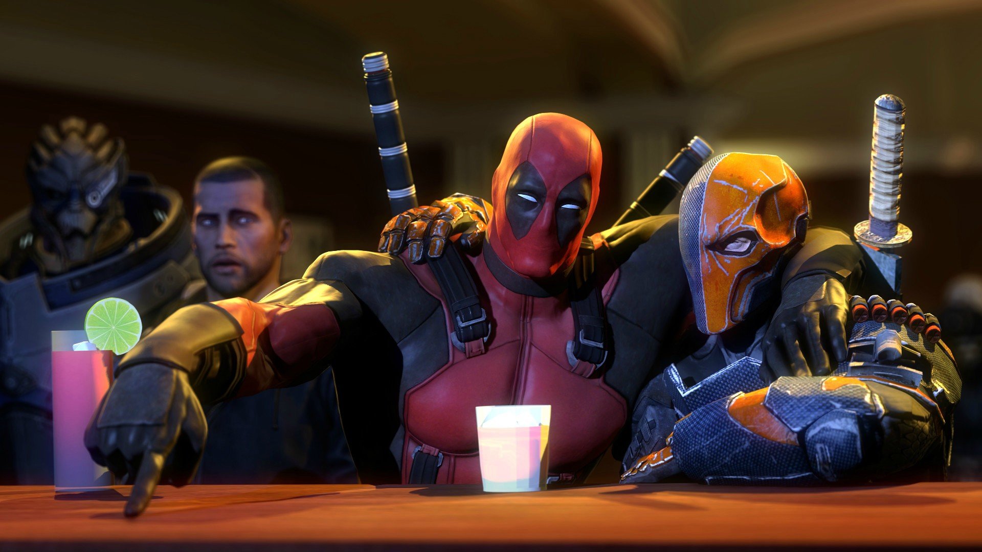 Download full hd 1080p Deathstroke computer background ID:363557 for free