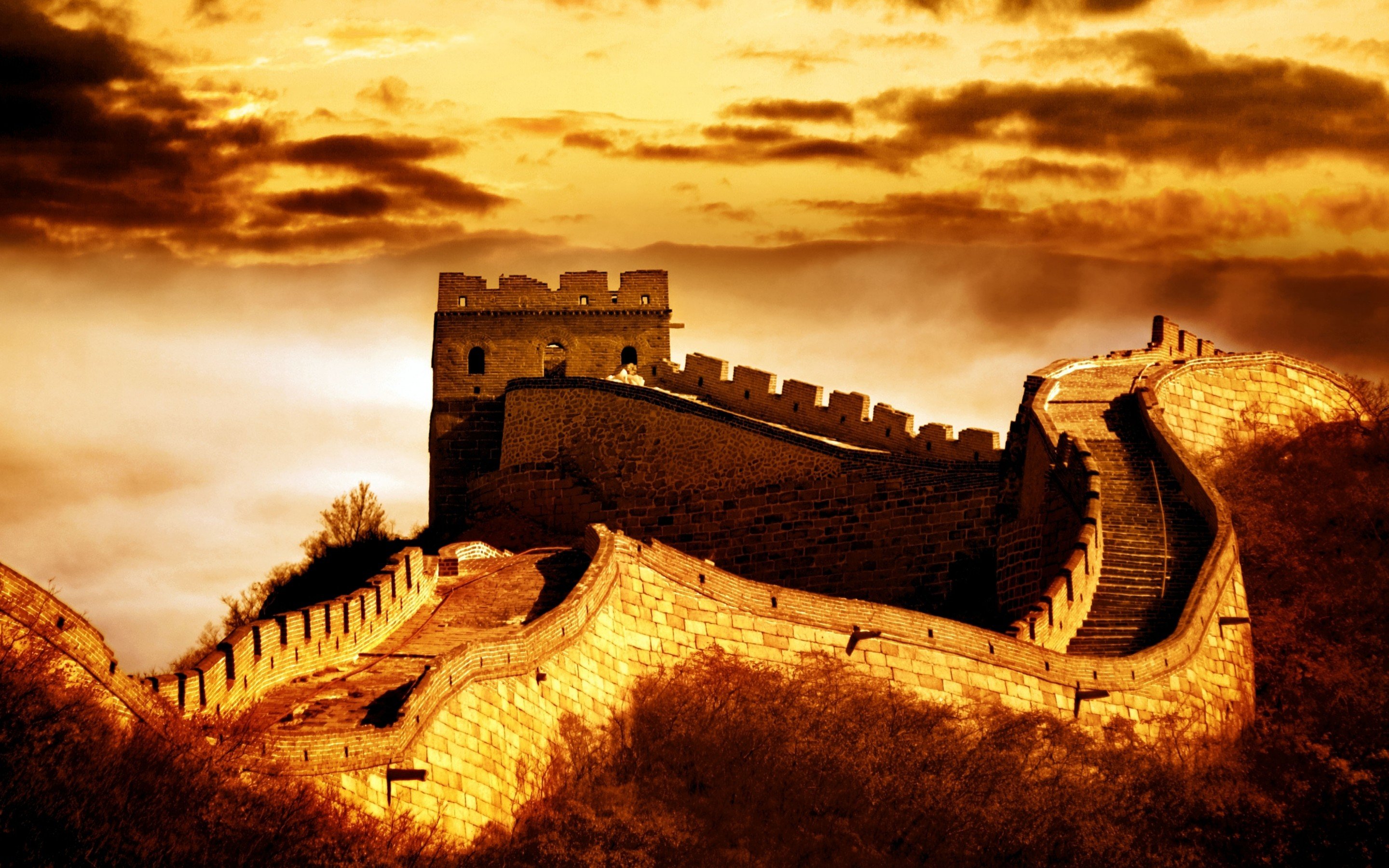 Awesome Great Wall Of China free wallpaper ID:492534 for hd 2880x1800 desktop