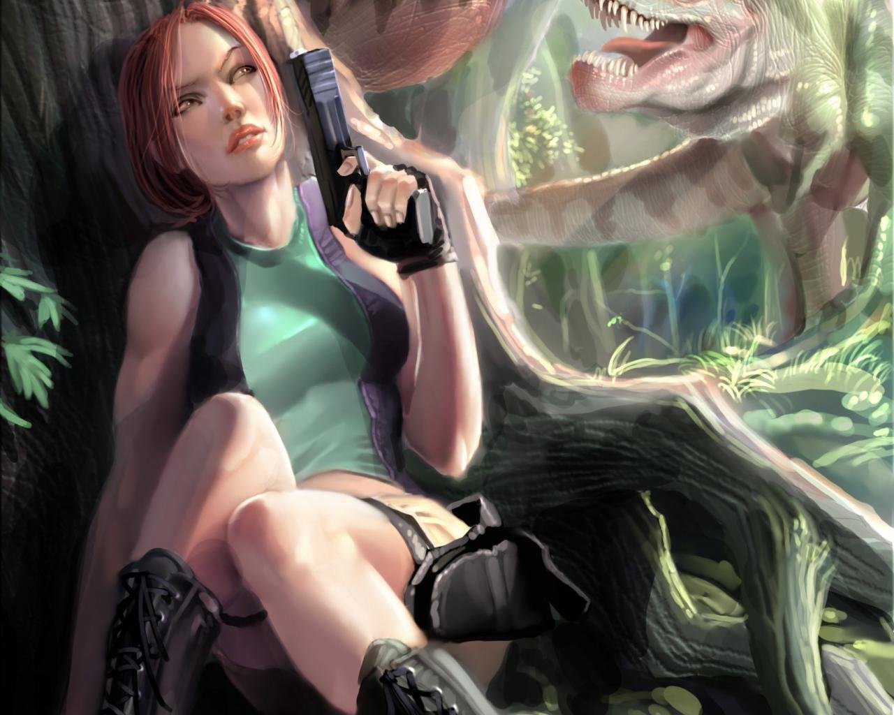 Download hd 1280x1024 Tomb Raider (Lara Croft) computer background ID:437115 for free