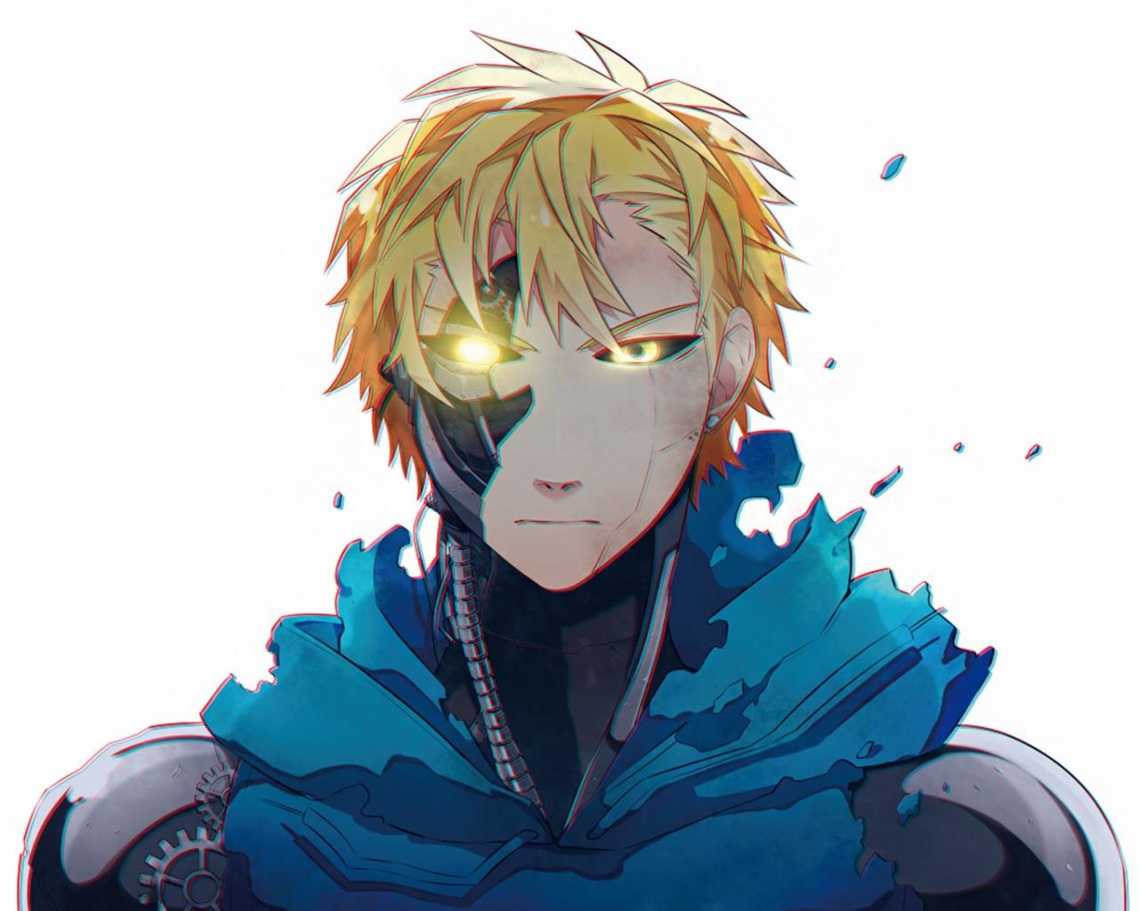 High resolution Genos (One-Punch Man) hd 1280x1024 wallpaper ID:345304 for computer