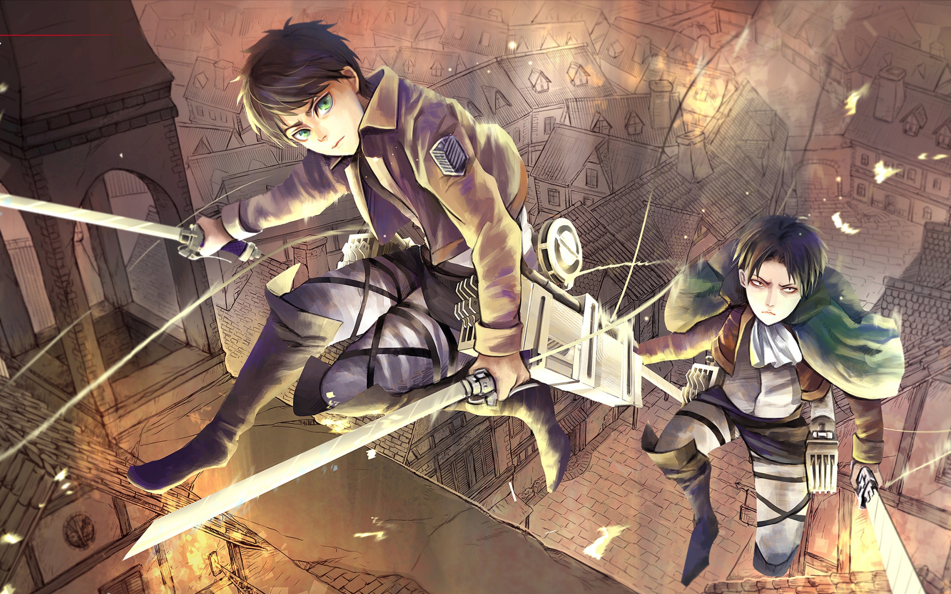 Best Attack On Titan wallpaper ID:206184 for High Resolution hd 3840x2400 PC