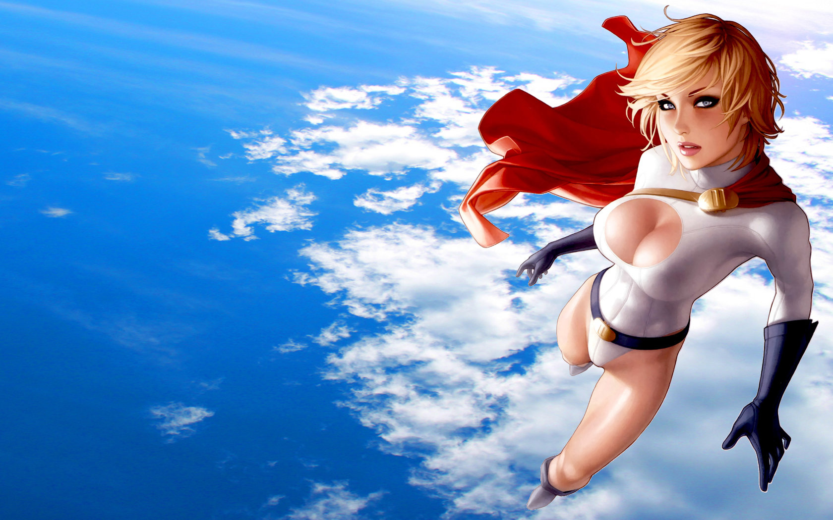 Awesome Power Girl free background ID:238378 for hd 1680x1050 PC
