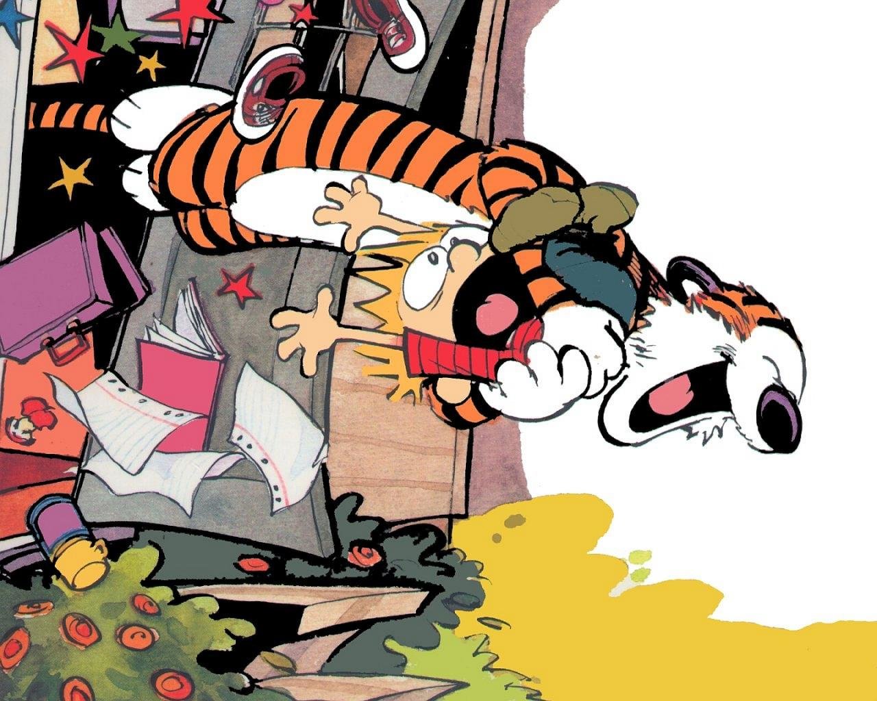 Free download Calvin and Hobbes background ID:211370 hd 1280x1024 for computer
