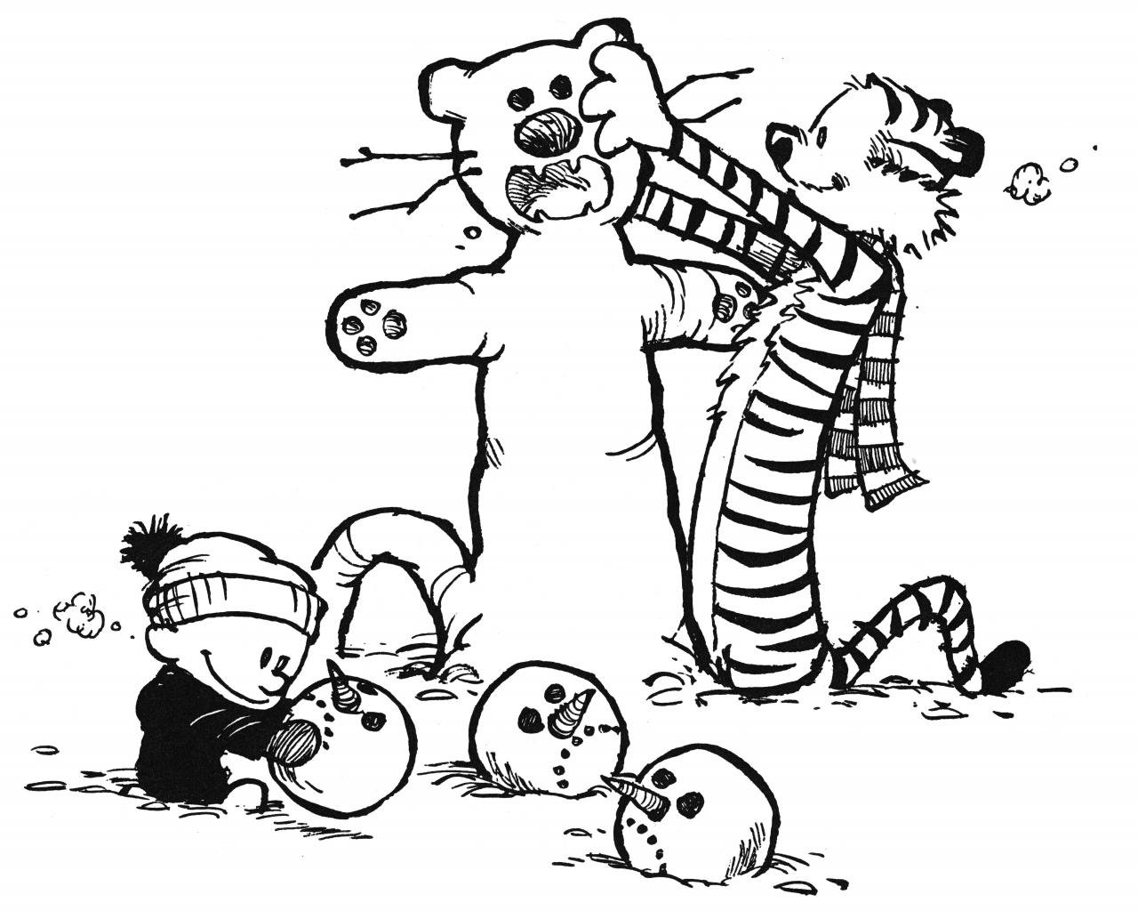 Free Calvin and Hobbes high quality background ID:211405 for hd 1280x1024 computer