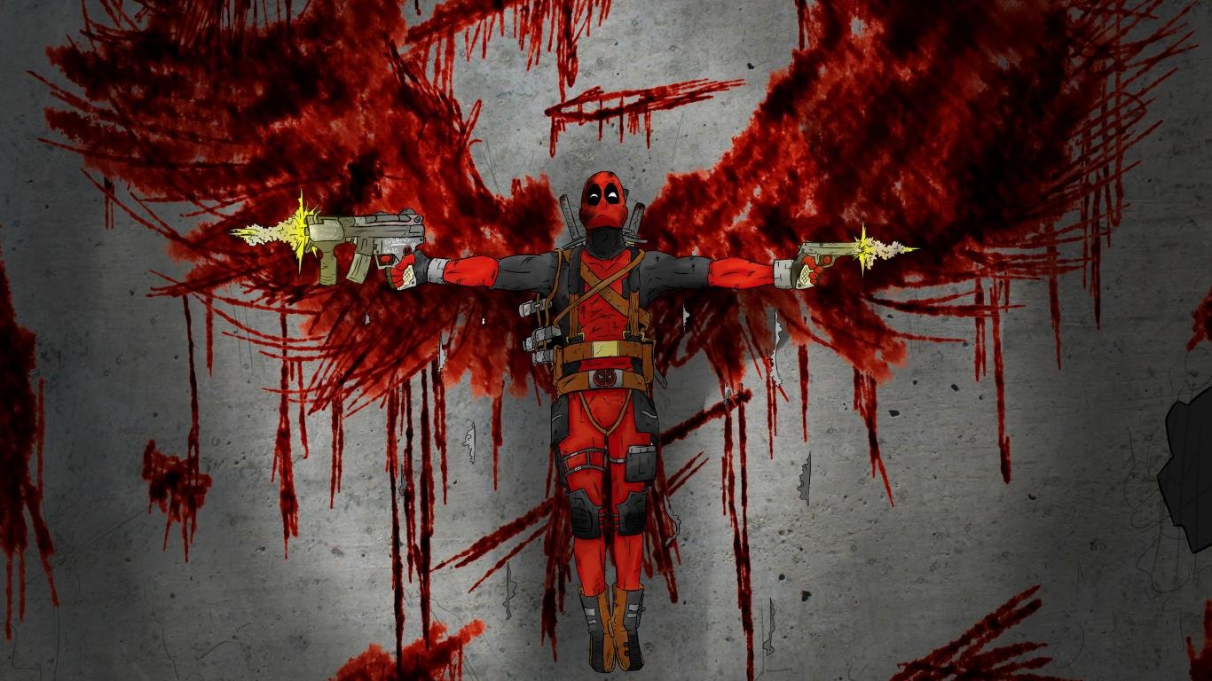 Download laptop Deadpool computer background ID:350240 for free
