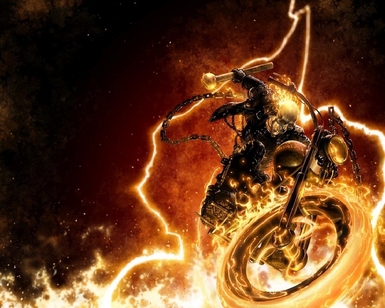 Free download Ghost Rider background ID:29414 hd 1280x1024 for desktop
