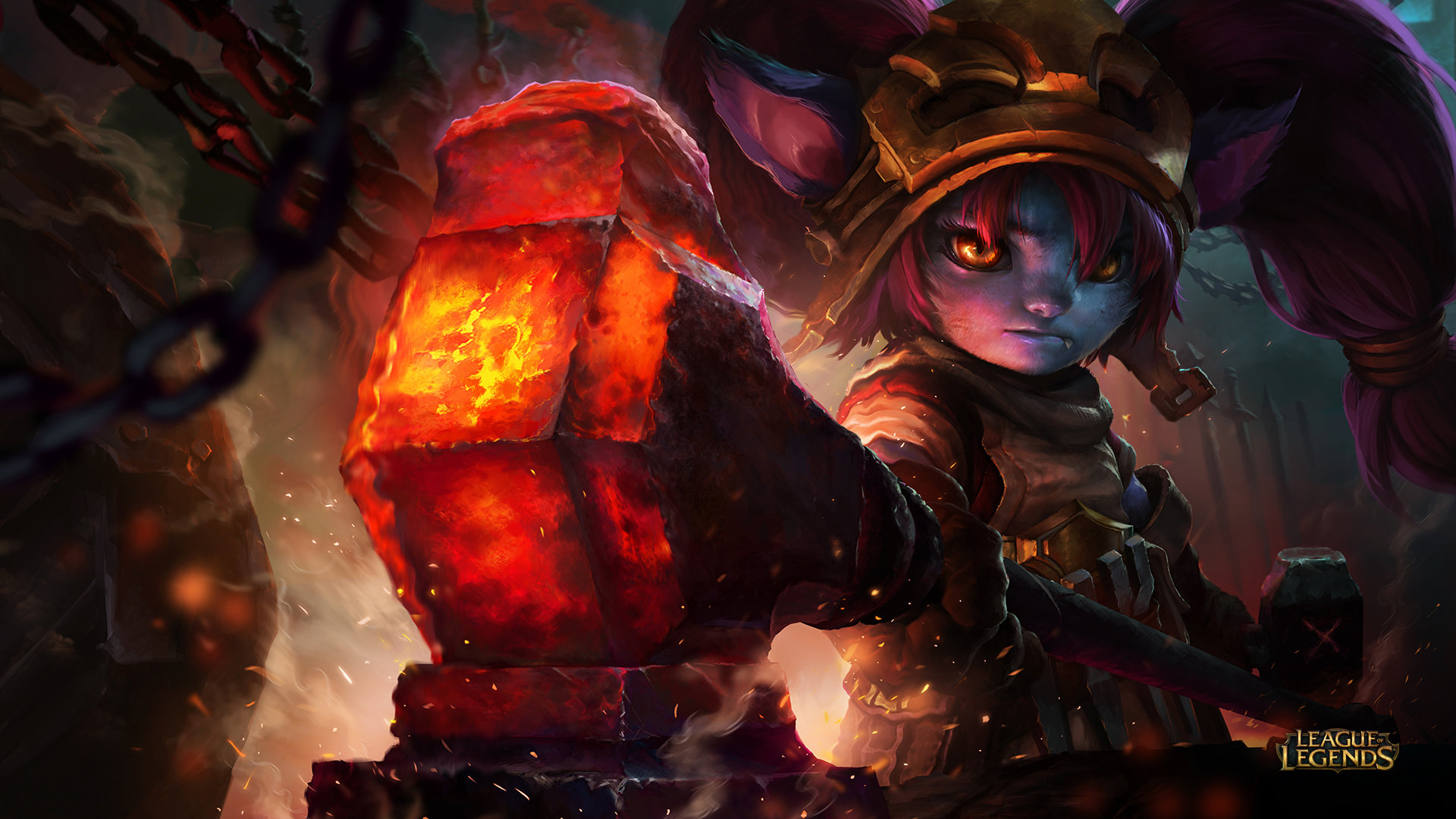 Download 1080p Poppy (League Of Legends) PC wallpaper ID:171145 for free