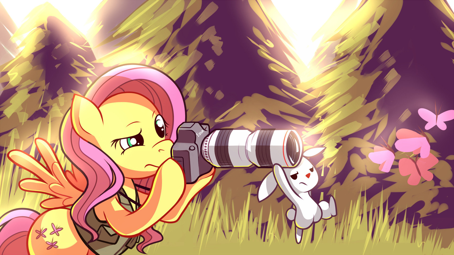 High resolution Fluttershy (mlp) full hd 1920x1080 wallpaper ID:154380 for PC