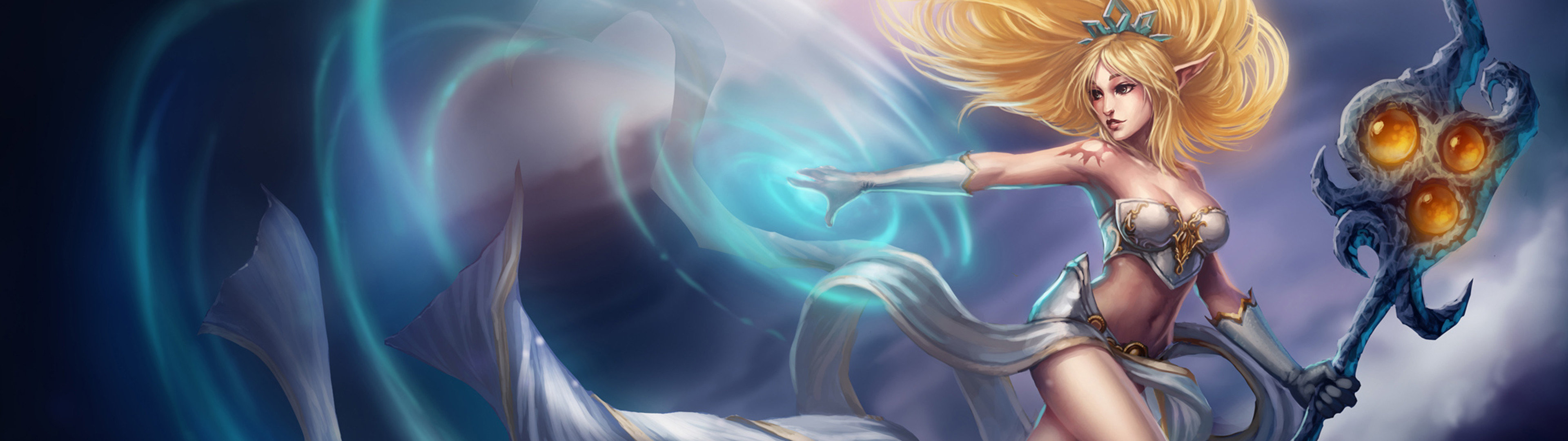 Dual Monitor Janna League Of Legends Wallpapers Hd Backgrounds Images, Photos, Reviews