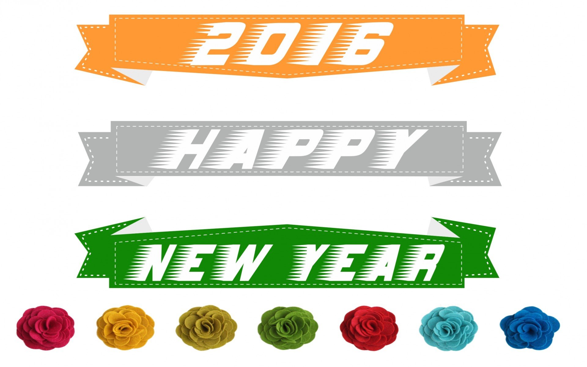 Download hd 1920x1200 New Year 2016 PC background ID:256807 for free
