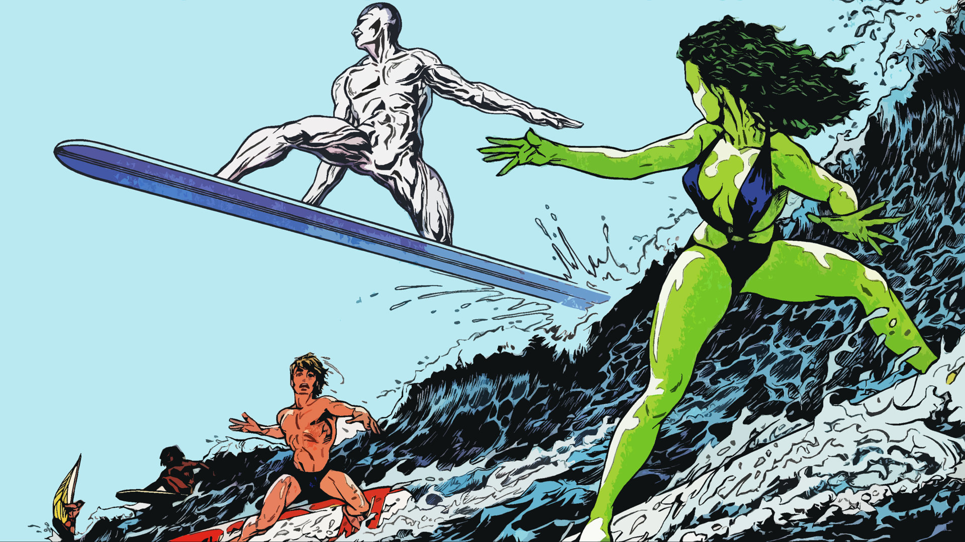 Free Silver Surfer high quality background ID:165188 for hd 1080p computer