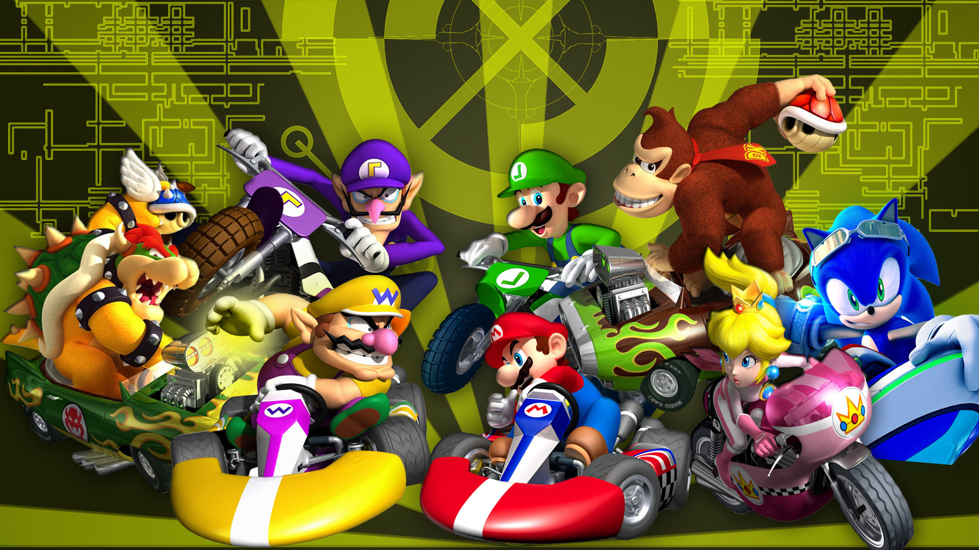 Best Mario Kart Wii background ID:324445 for High Resolution full hd 1080p computer