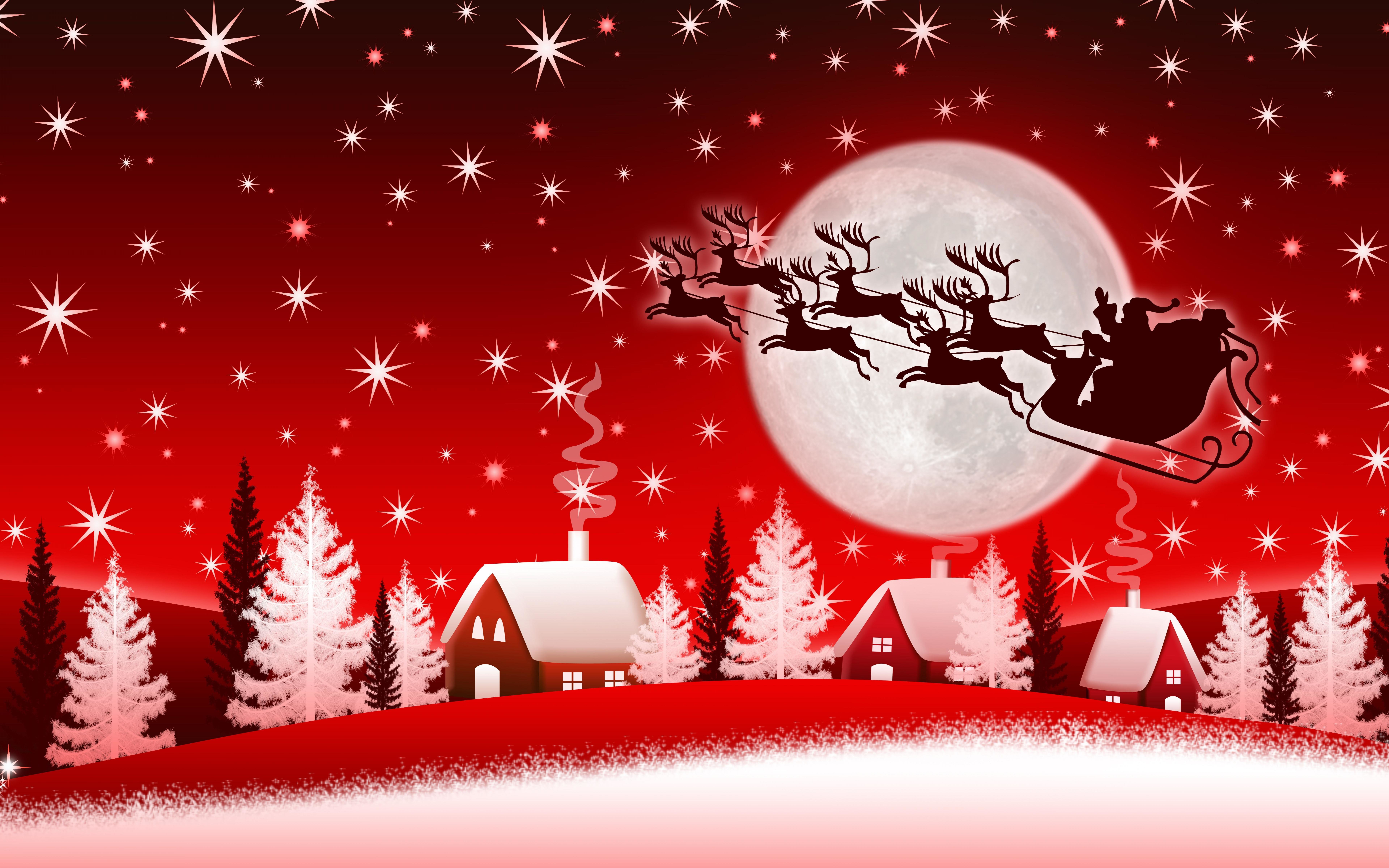 Download hd 7680x4800 Christmas PC background ID:435723 for free
