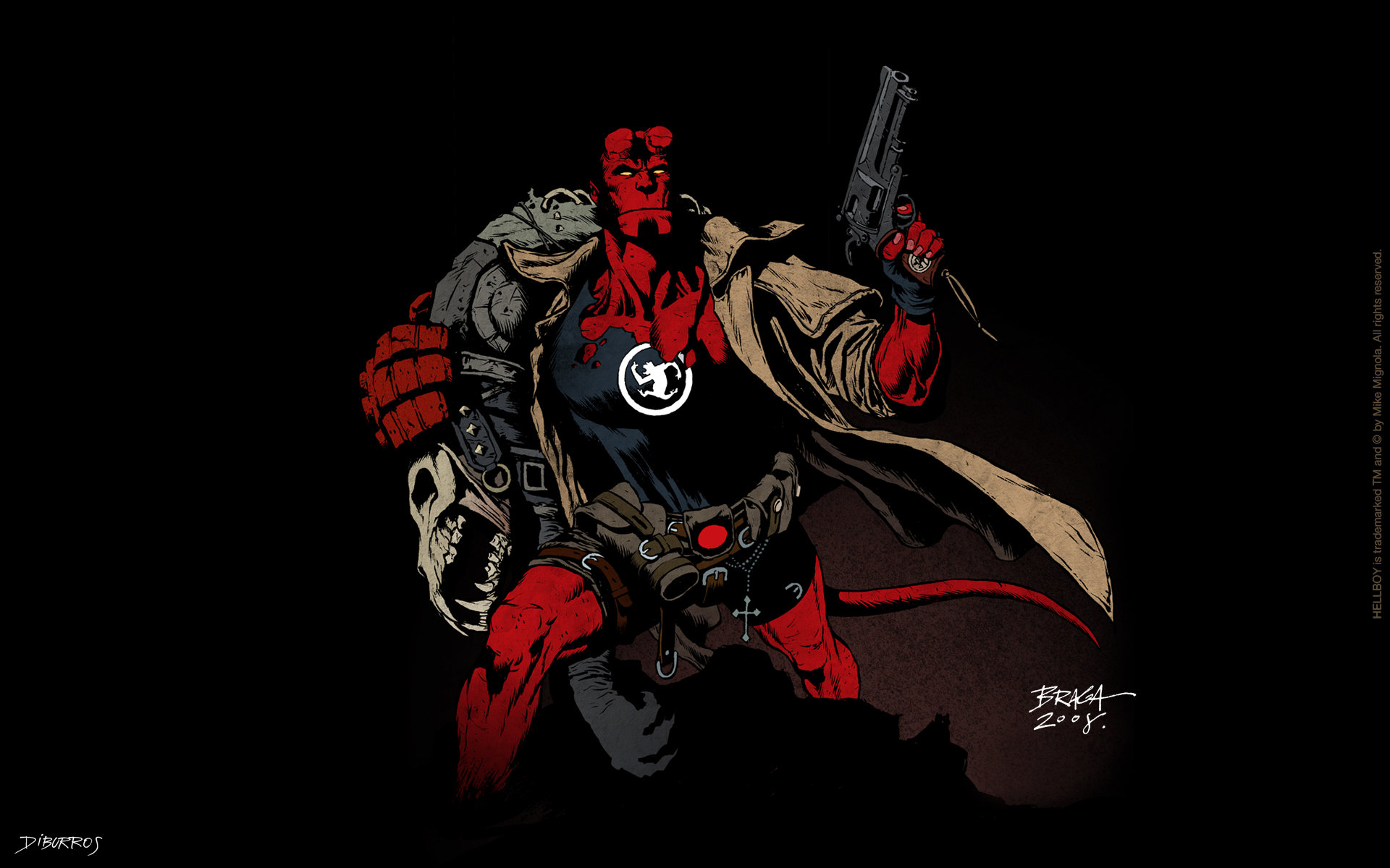 Free Hellboy high quality wallpaper ID:397686 for hd 1920x1200 computer