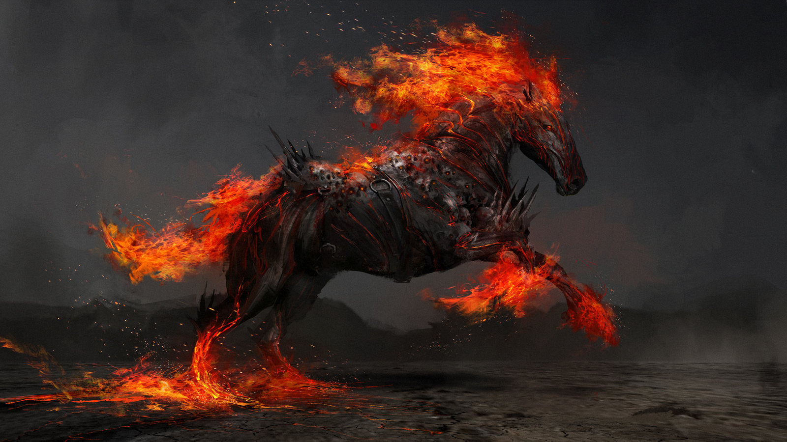 Best Horse Fantasy background ID:282525 for High Resolution hd 1600x900 computer