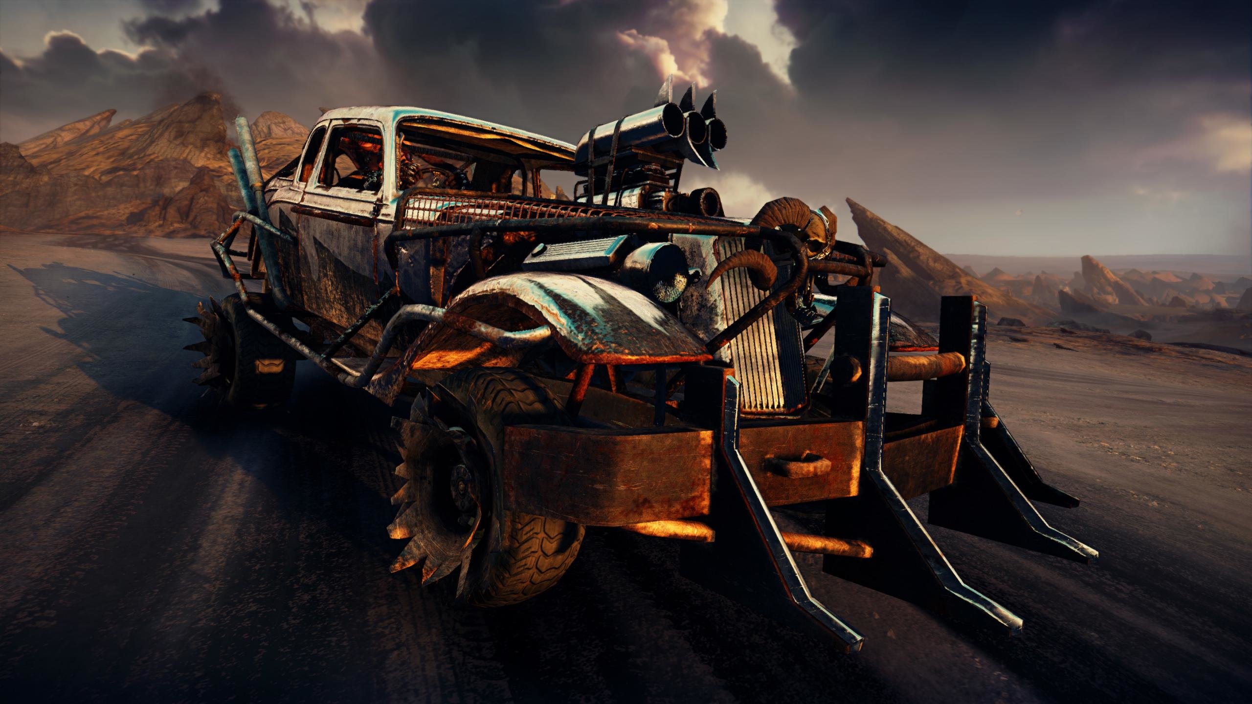 Download hd 2560x1440 Mad Max video game computer wallpaper ID:315095 for free
