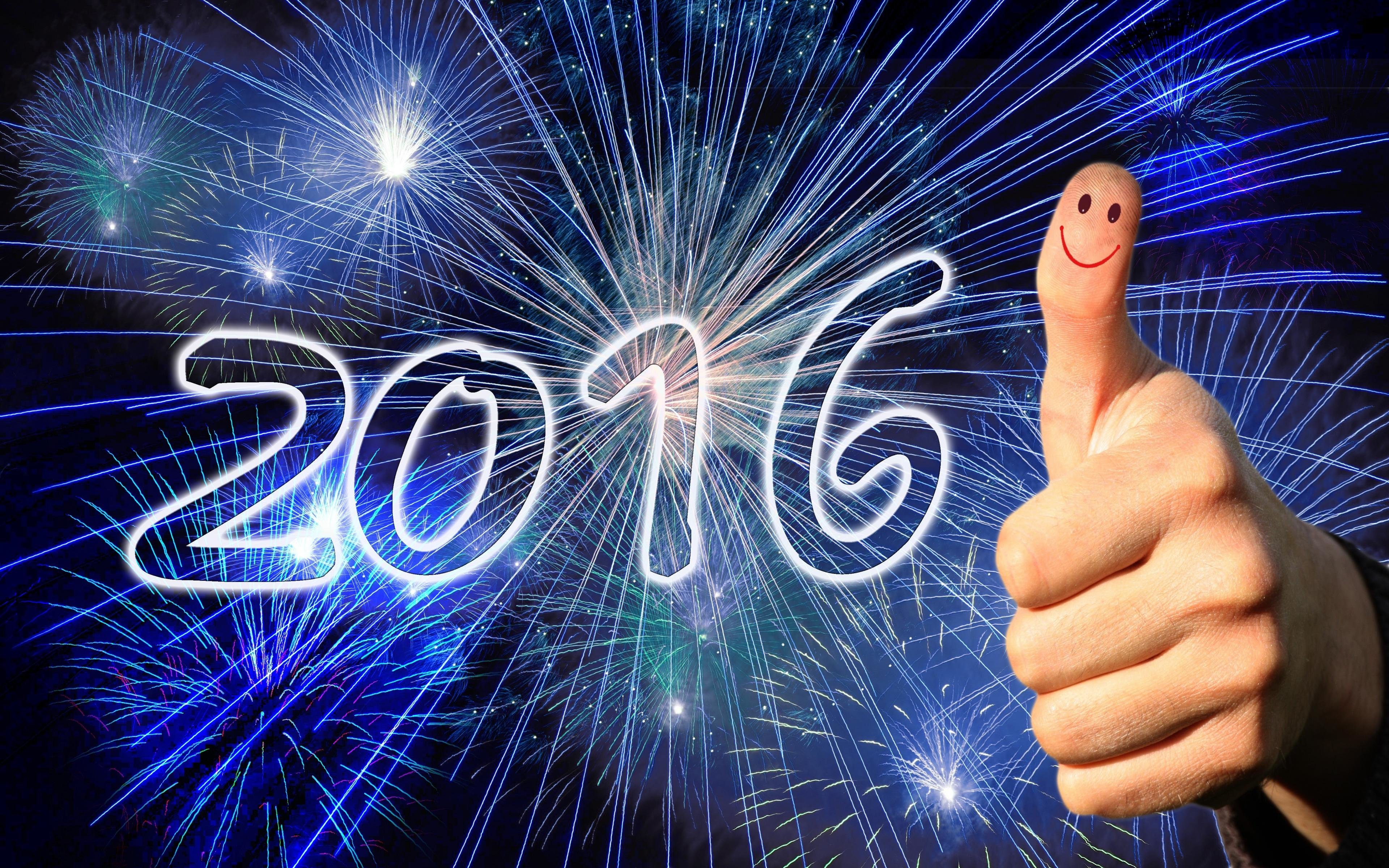 Best New Year 2016 background ID:256758 for High Resolution hd 3840x2400 PC
