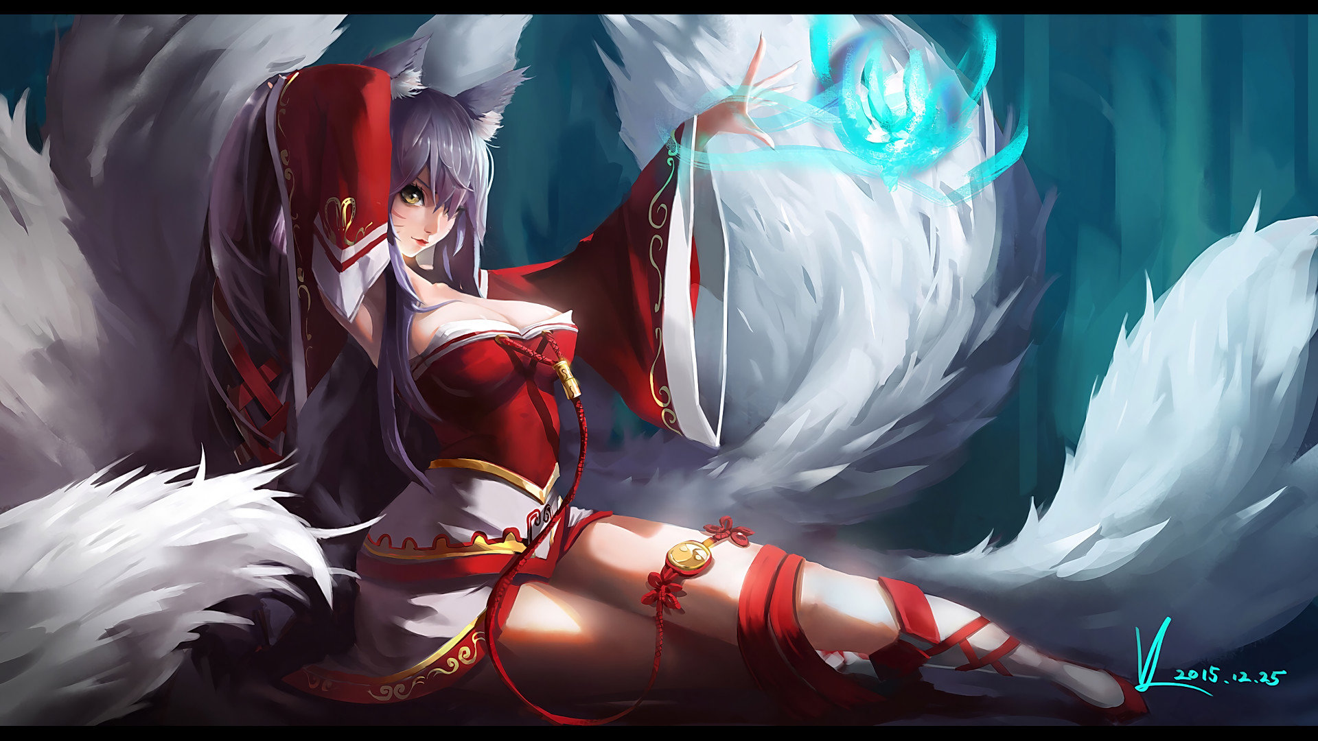 Best Ahri (League Of Legends) background ID:171173 for High Resolution full hd 1920x1080 computer