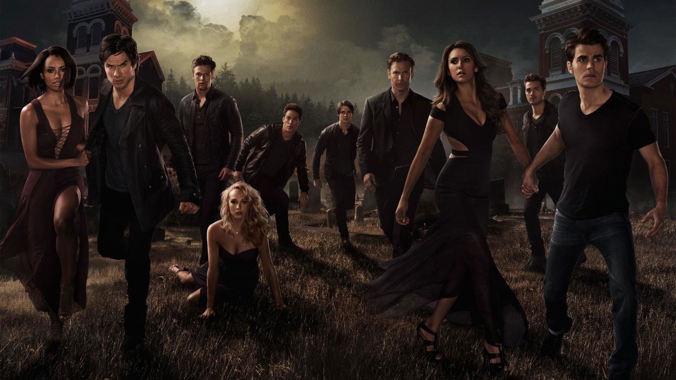 High resolution The Vampire Diaries hd 1366x768 wallpaper ID:465002 for computer