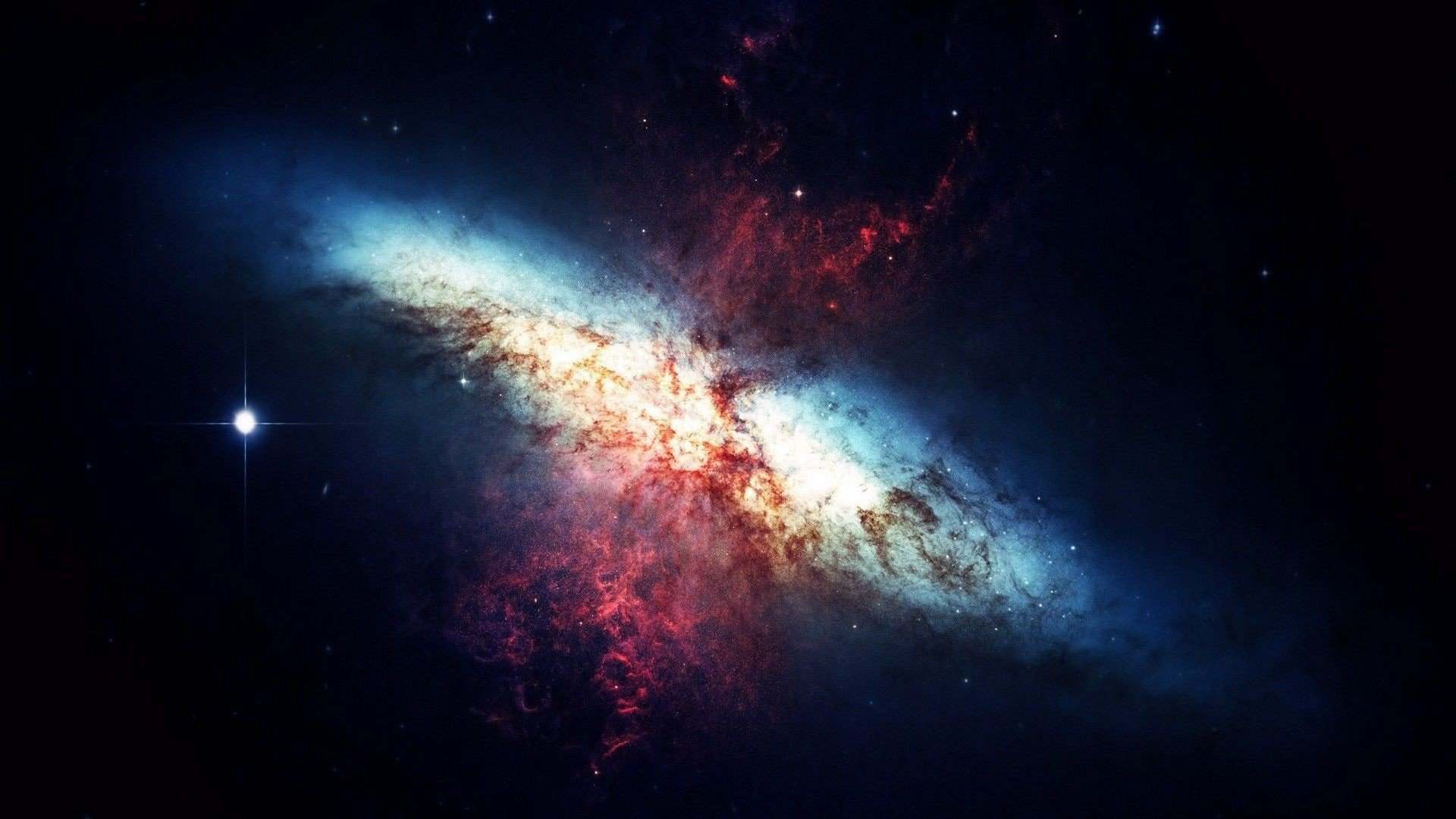High Resolution Galaxy Background 1920x1080