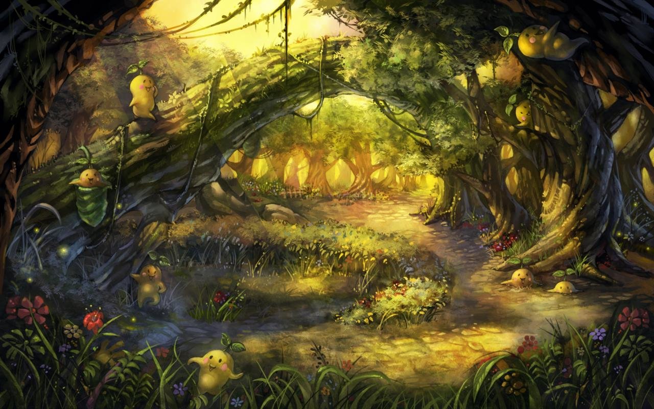 High resolution Fantasy forest hd 1280x800 wallpaper ID:20451 for PC