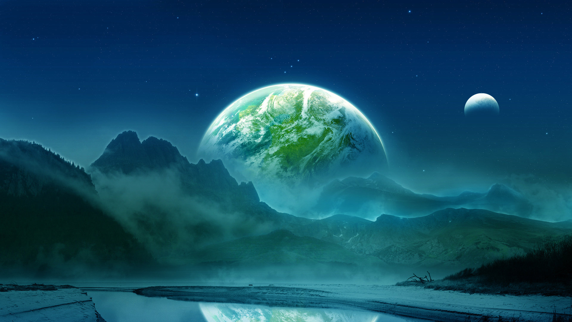 Download 1080p Planet Rise desktop background ID:193694 for free