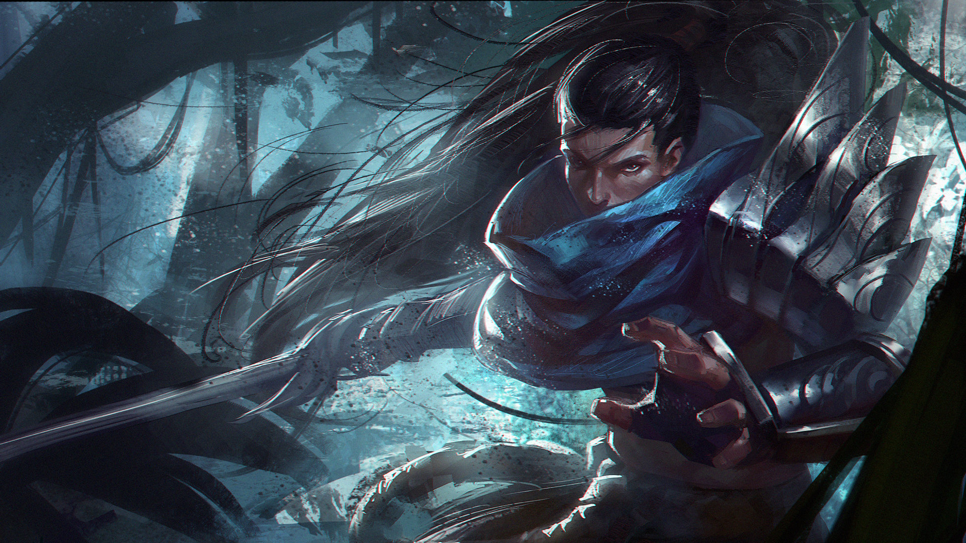 Download full hd 1080p Yasuo (League Of Legends) PC wallpaper ID:170908 for free