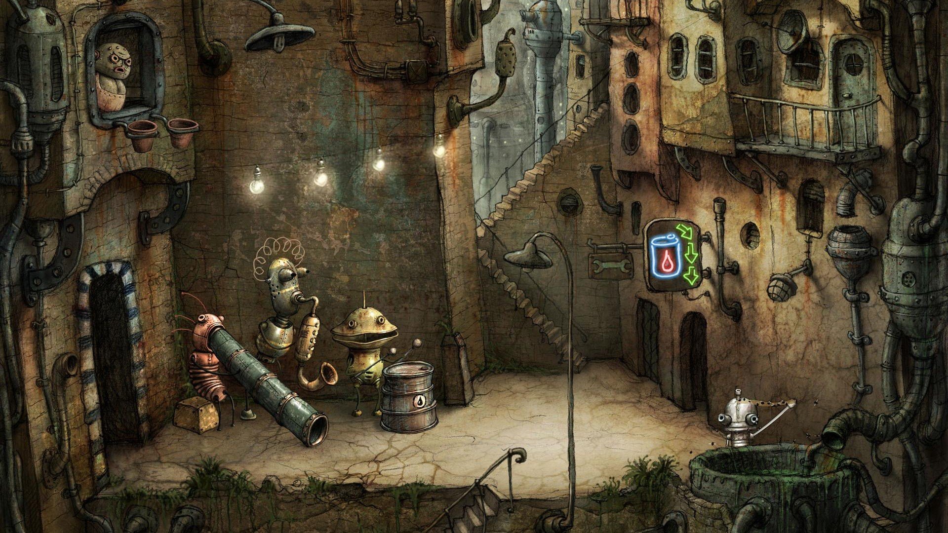 Awesome Machinarium free background ID:374018 for full hd 1920x1080 desktop
