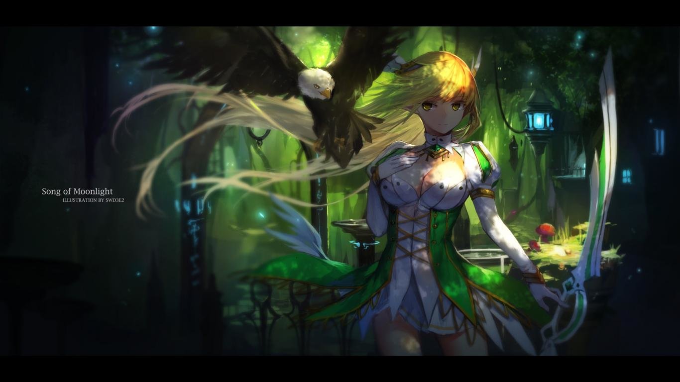 High resolution Elsword hd 1366x768 wallpaper ID:31165 for PC