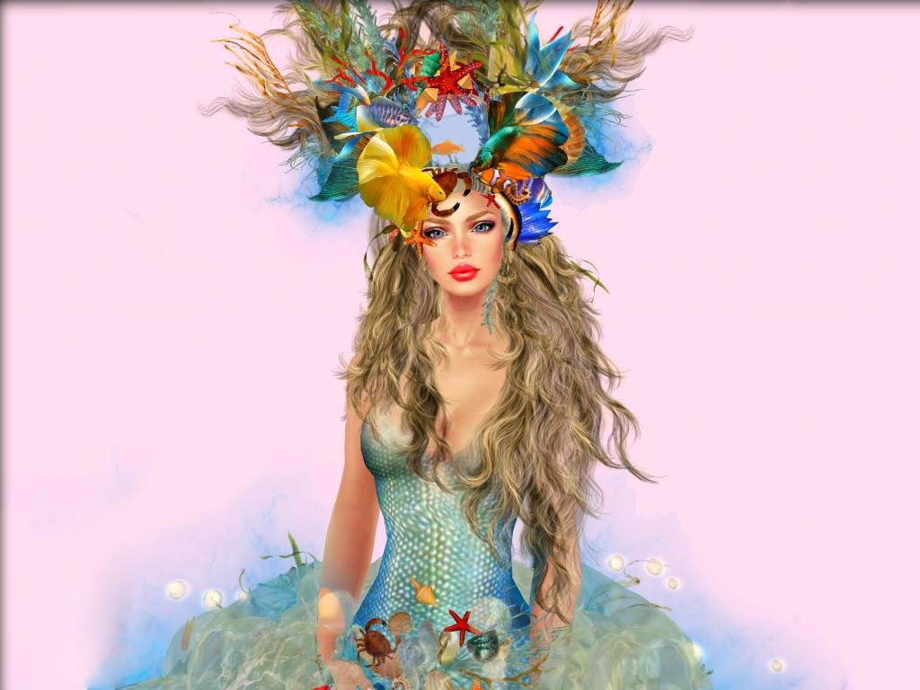 Free download Mermaid wallpaper ID:329468 hd 1024x768 for desktop