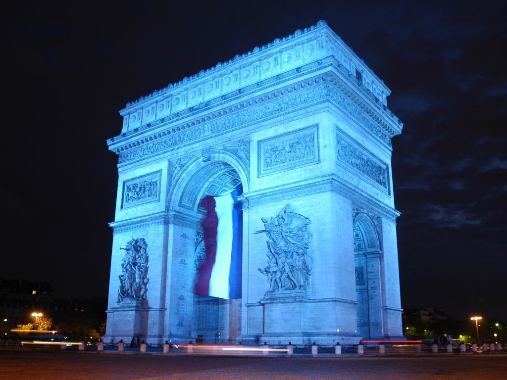 Download hd 1024x768 Arc De Triomphe PC background ID:493958 for free