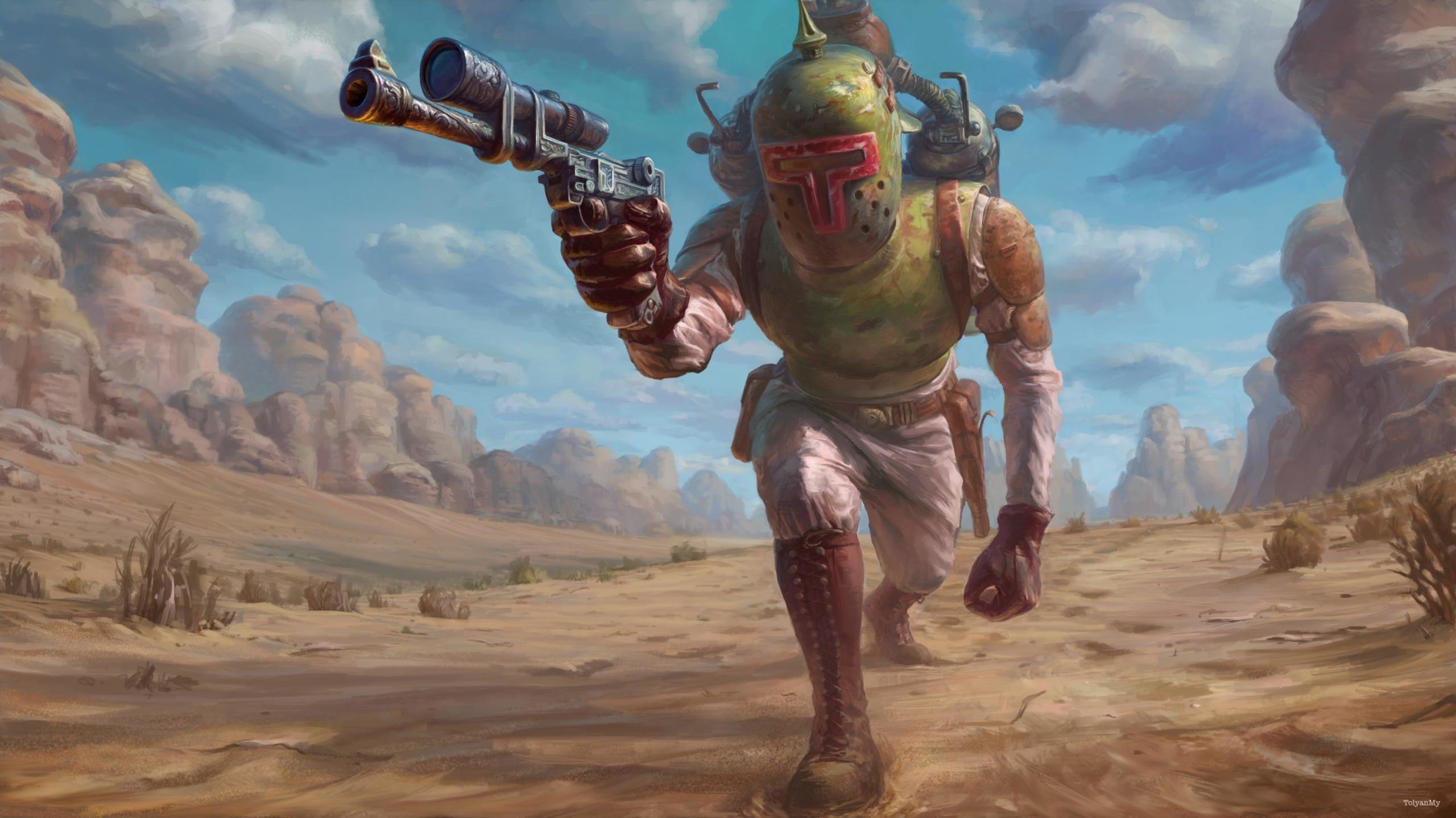 Best Boba Fett background ID:459644 for High Resolution hd 2560x1440 computer