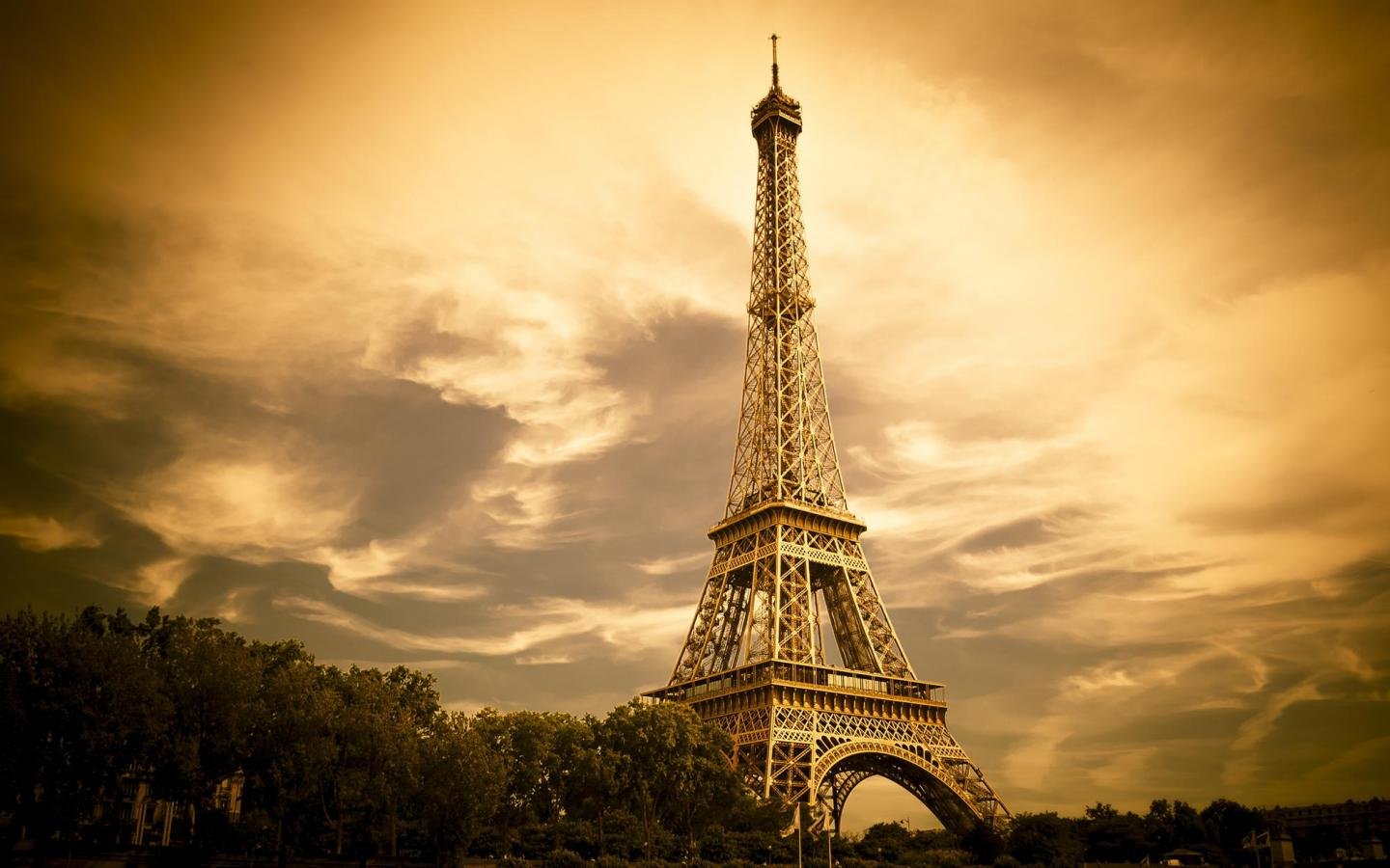 Free download Eiffel Tower background ID:477099 hd 1440x900 for desktop