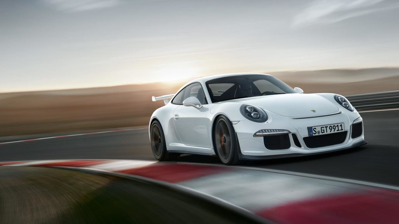 High resolution Porsche 911 GT3 1366x768 laptop background ID:125882 for PC