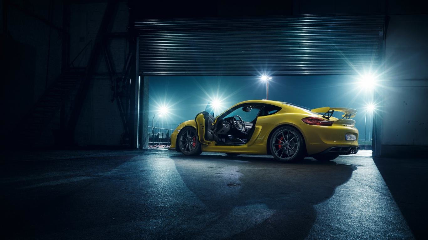 Free Porsche Cayman GT4 high quality background ID:274549 for 1366x768 laptop PC