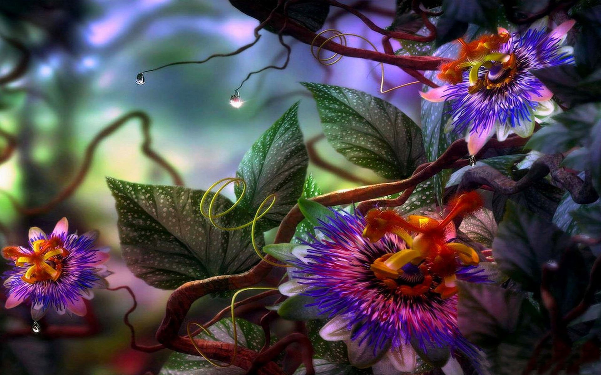 Free Passion Flower High Quality Wallpaper Id 401246 For Hd 1920x1200 Pc