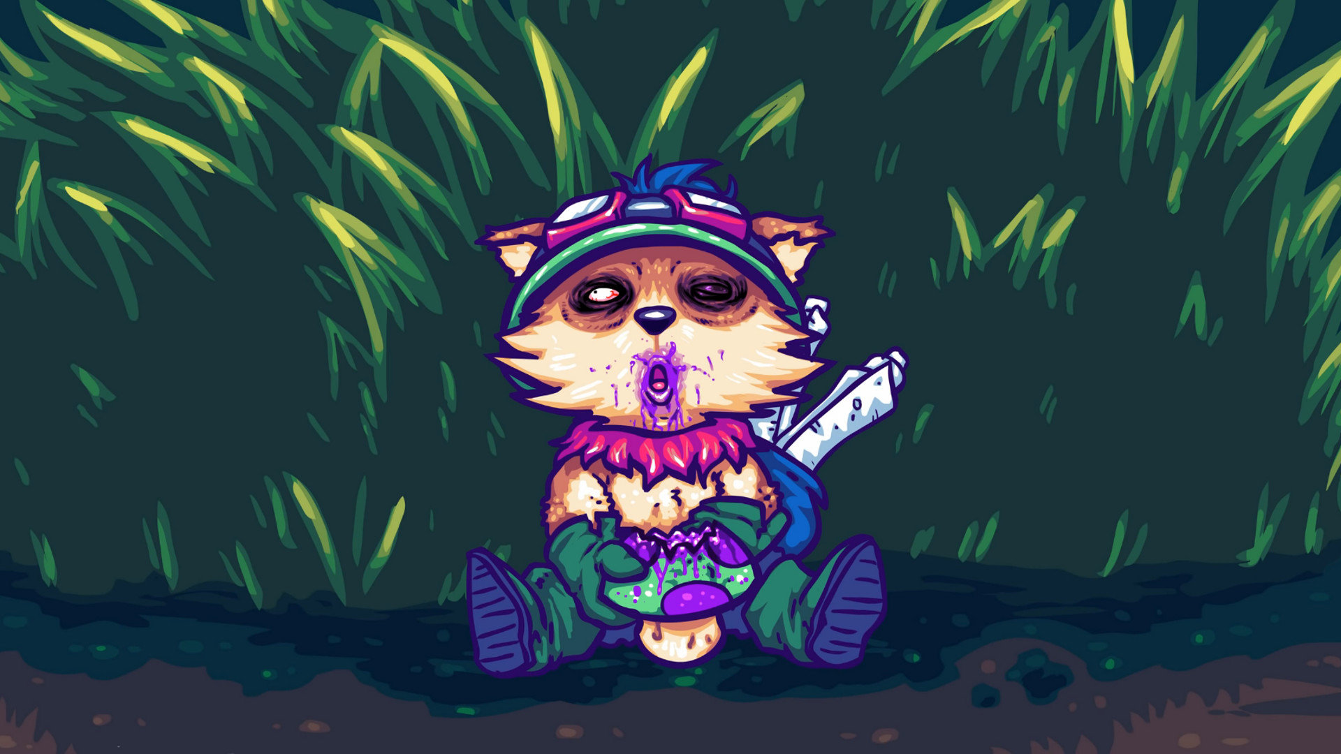 Download full hd 1920x1080 Teemo computer background ID:172964 for free