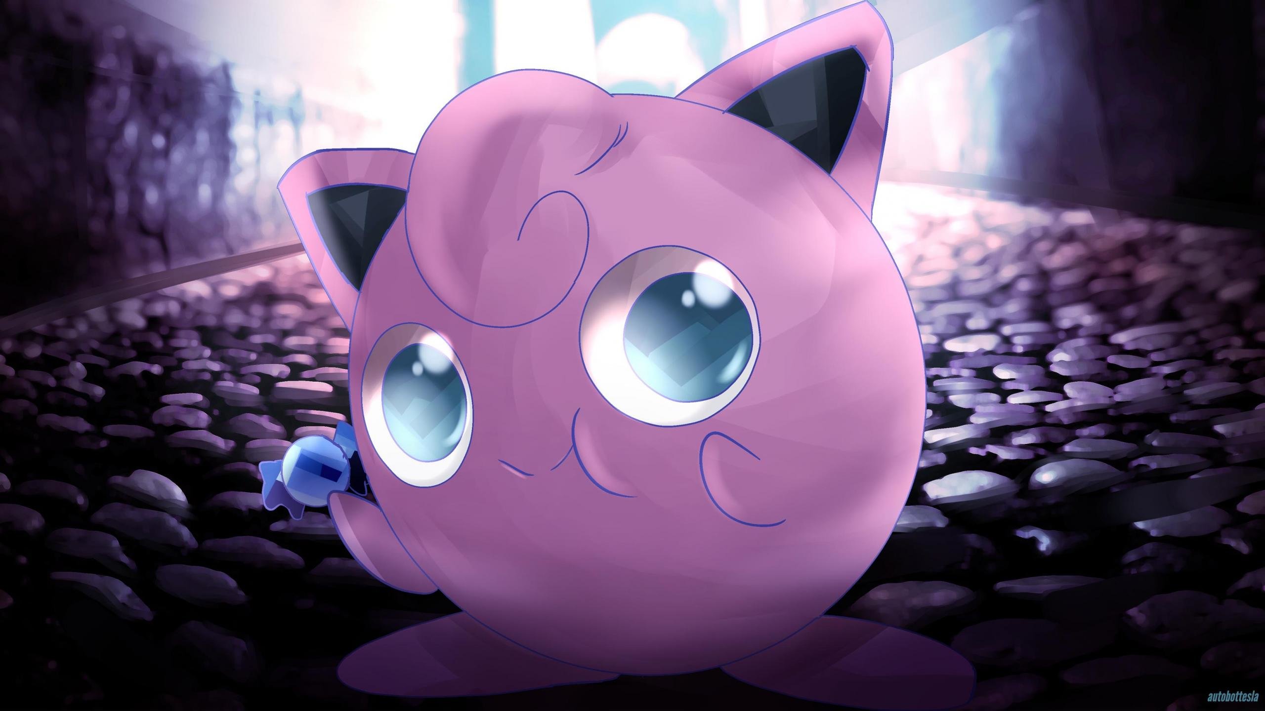 Download hd 2560x1440 Jigglypuff (Pokemon) computer background ID:280349 for free