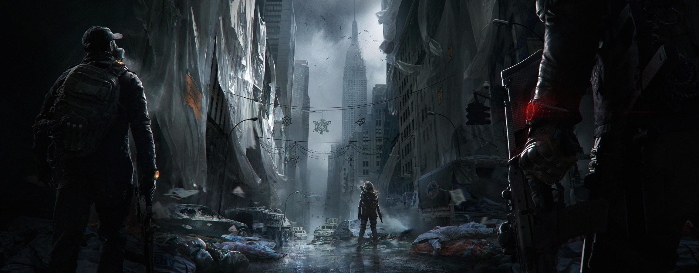 Download dual screen 2304x900 Tom Clancy's The Division desktop background ID:450064 for free