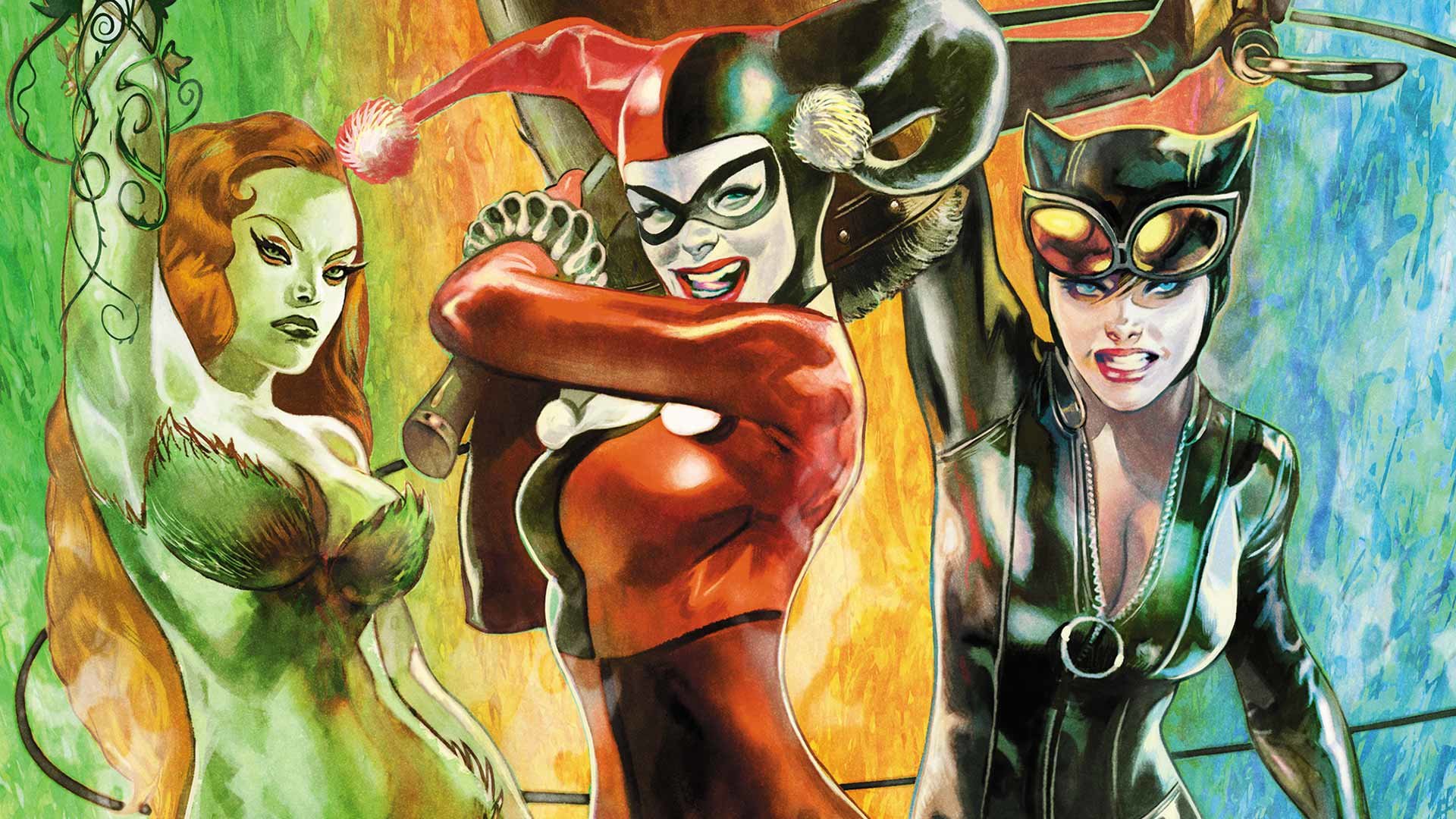 Download hd 1920x1080 Gotham City Sirens PC background ID:43361 for free