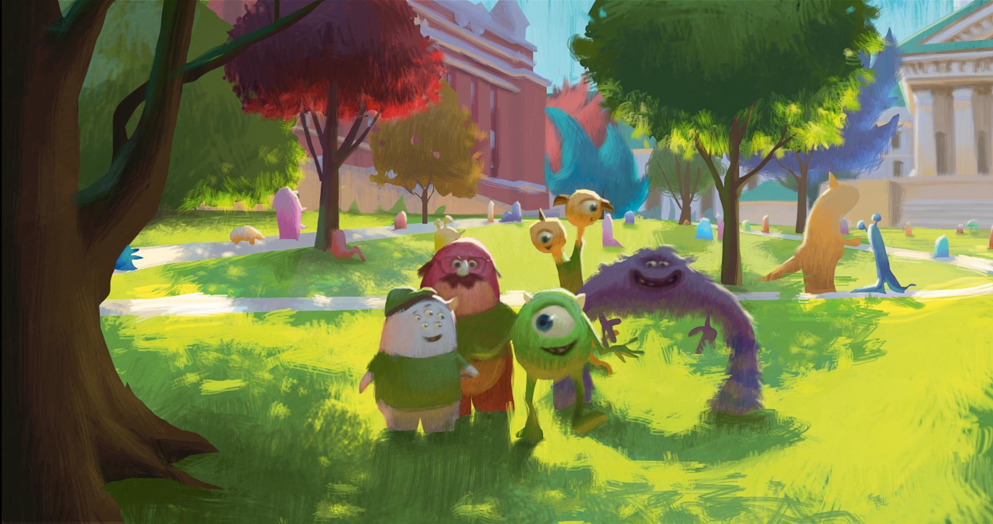 Best Monsters, Inc (University) background ID:83523 for High Resolution hd 2048x1080 PC