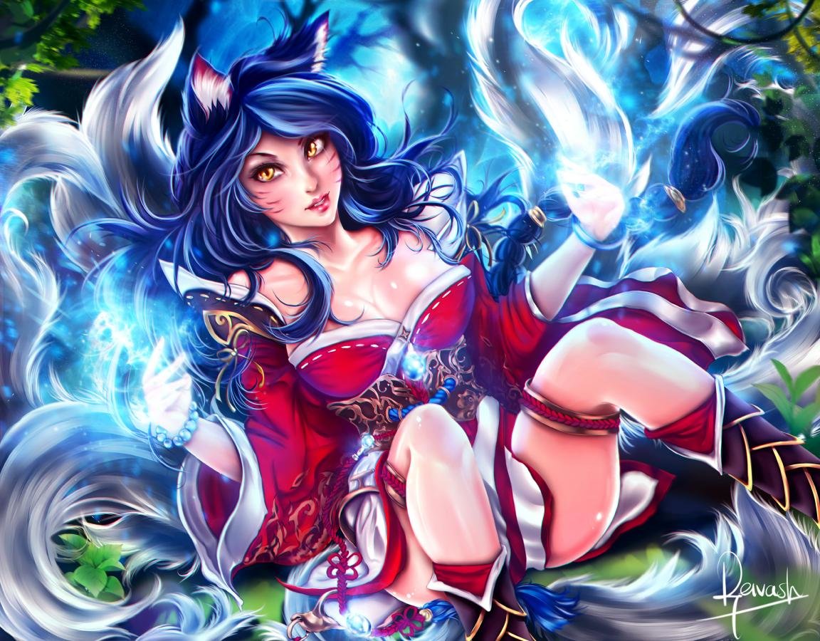 High resolution Ahri (League Of Legends) hd 1152x900 background ID:172233 for PC